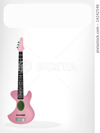 Two Beautiful Ukulele Guitar with A White Banner 14242546