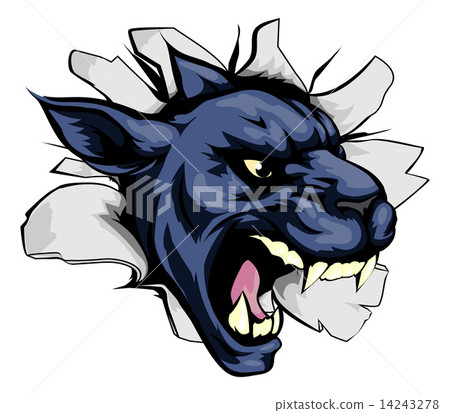 Panther sports mascot breakthrough Panther sports mascot breakthrough 14243278