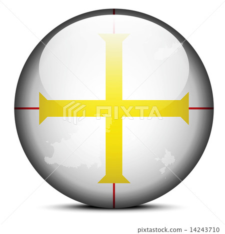 Map on flag button of Guernsey 14243710