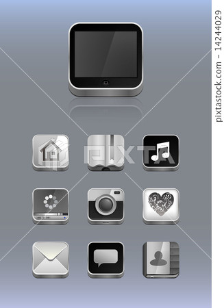 Detailed icons for smartphone 14244029