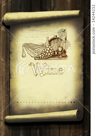 Vintage wine label Vintage wine label 14244152