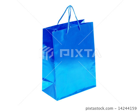 Blue gift bag. 14244159