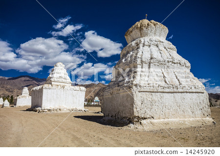 Many stupas Many stupas 14245920