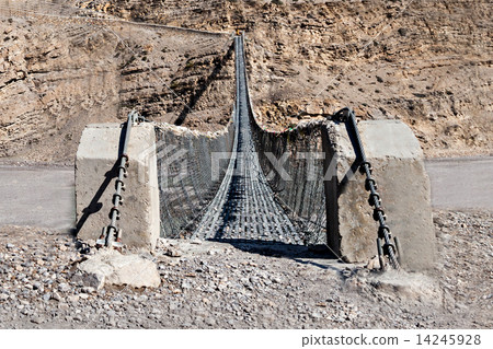 Modern metal bridge Modern metal bridge 14245928