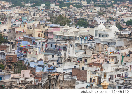 Aerial view Udaipur, India Aerial view Udaipur, India 14246360