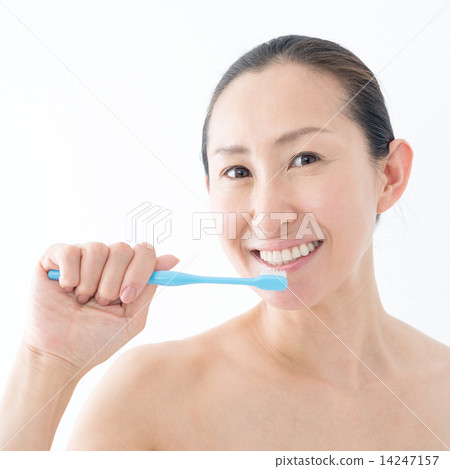 自然彩妝40年代女性牙刷 14247157