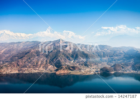 Phewa lake and Annapurna 14247187
