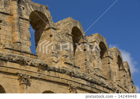 El Jem Coliseum ruins in Tunisia fighting gladiator 14249448