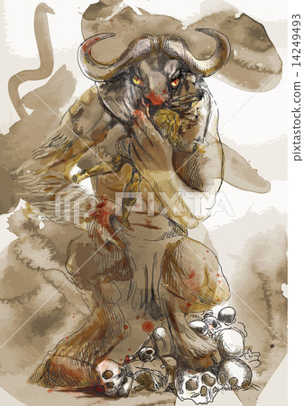 Theseus and Minotaur 14249493