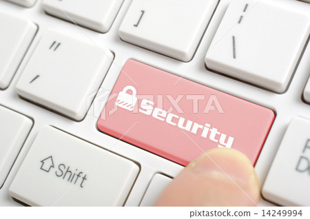 Pressing security key on keyboard Pressing security key on keyboard 14249994