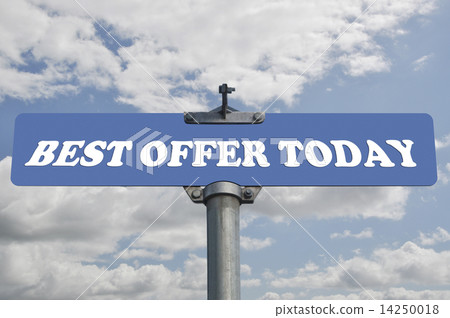 Best offer today road sign Best offer today road sign 14250018