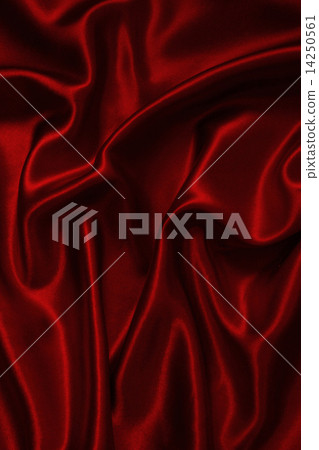 Smooth elegant red silk as background 14250561