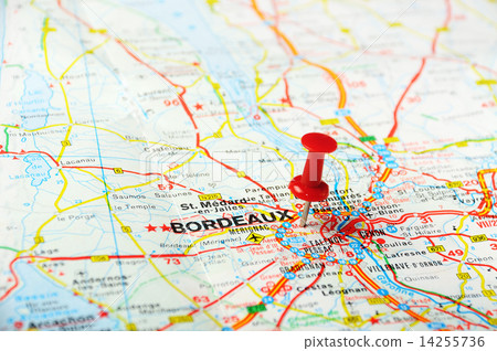 Bordeaux , France map Bordeaux , France map 14255736