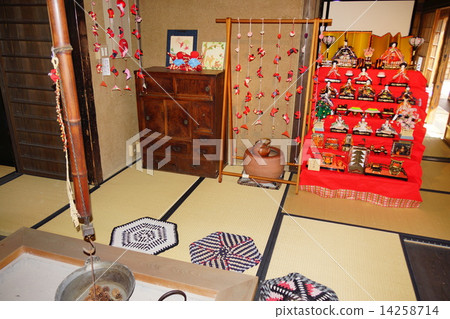 Shinshu Matsushiro Machi Old Higuchi和Hinamatsuri 14258714