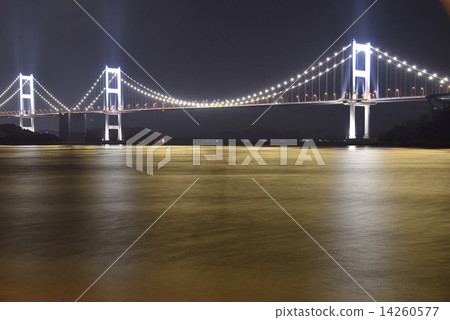 Kurushima Kaikyo Bridge Light Up 14260577