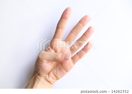 Hand showing hand 4 Hand showing hand 4 14262352