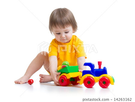 little boy toddler playing with toy little boy toddler playing with toy 14263162