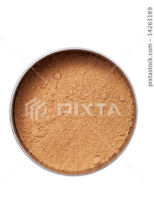 Orange make up powder in storage Orange make up powder in storage 14263169