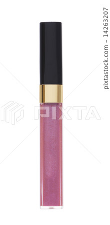 Pink lip gloss in container 14263207