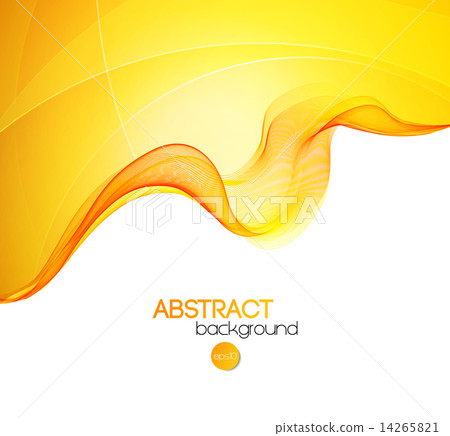 Abstract wave template  background brochure design 14265821