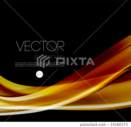 Abstract wave template background brochure design - Stock Illustration ...