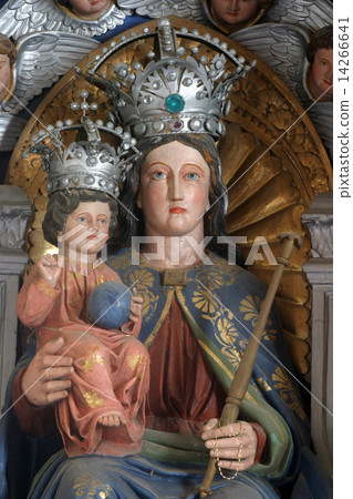 Blessed Virgin Mary with baby Jesus Blessed Virgin Mary with baby Jesus 14266641