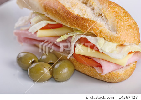 Homemade sandwich  14267428