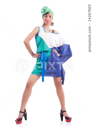 Girl preparing for summer vacation 14267605