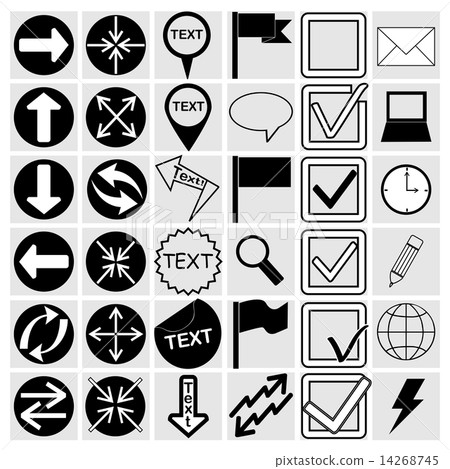 Vector Illustration of Different Icons 14268745