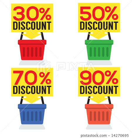 Set Of Shopping Basket Discount 14270695