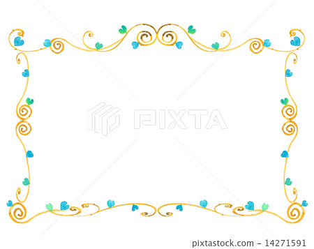 Vine Frame Frame Tsutavita iv green leaf plant frame decorative background background decorative frame design illustration picture frame background background background wallpaper pattern copy space white back curd pattern plain natural stone 14271591