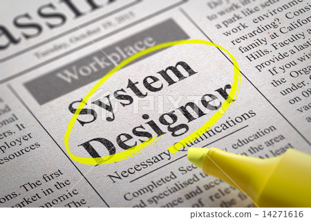 System Designer Vacancy in Newspaper. 14271616