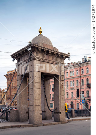 Lomonosov Bridge, Fontanka river, St. Petersburg Lomonosov Bridge, Fontanka river, St. Petersburg 14271974