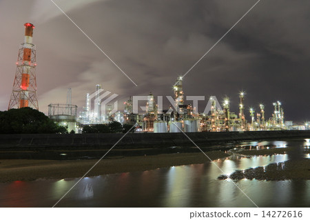 Yokkaichi Plant Night view Yokkaichi Plant Night view 14272616