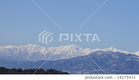 Winter in Northern Alps Nishina Sanzan 14273411