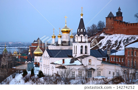 Church and Kremlin in Nizhny Novgorod 14274252