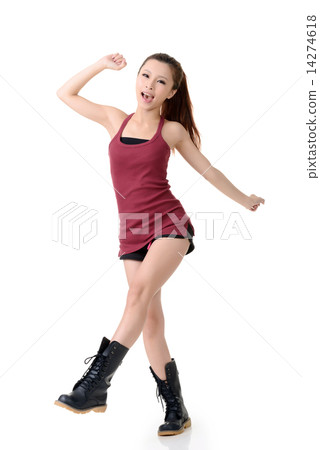 Cheerful sport girl 14274618