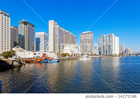 Tennozu Isle and skyscrapers Tennozu Isle and skyscrapers 14275196