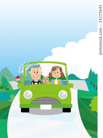 高級夫婦開車 14275645