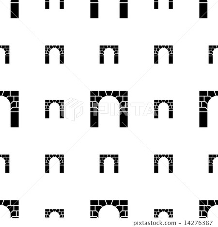 Vector background for brick arch 14276387