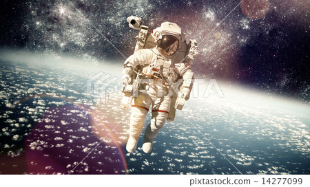 Astronaut in outer space 14277099