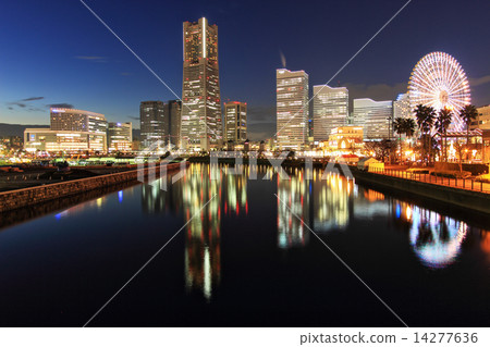 橫濱港未來的夜景 14277636
