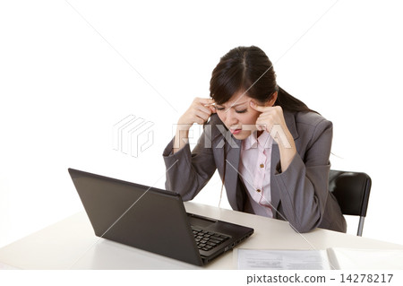 Worried business woman Worried business woman 14278217