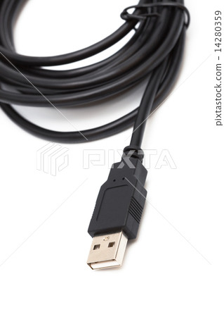 usb cable close-up 14280359