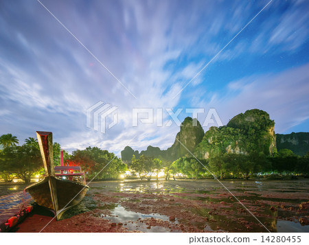 Night tropical landscape. Thailand Night tropical landscape. Thailand 14280455