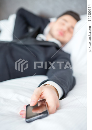 Businessman in the luxury hotel 14280654