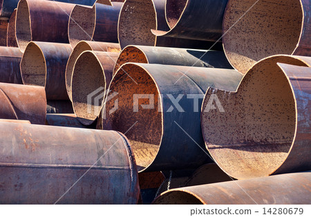 Metal pipes stack Metal pipes stack 14280679