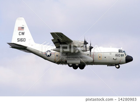 美國海軍的C-130T大力士運輸機飛行 美國海軍的C-130T大力士運輸機飛行 14280983