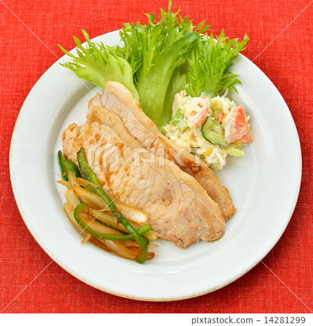 烤豬肉用薑。 （豬肉烤肉） 14281299