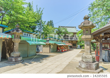 在夏天和山門的Shogyo寺的方法 14285505